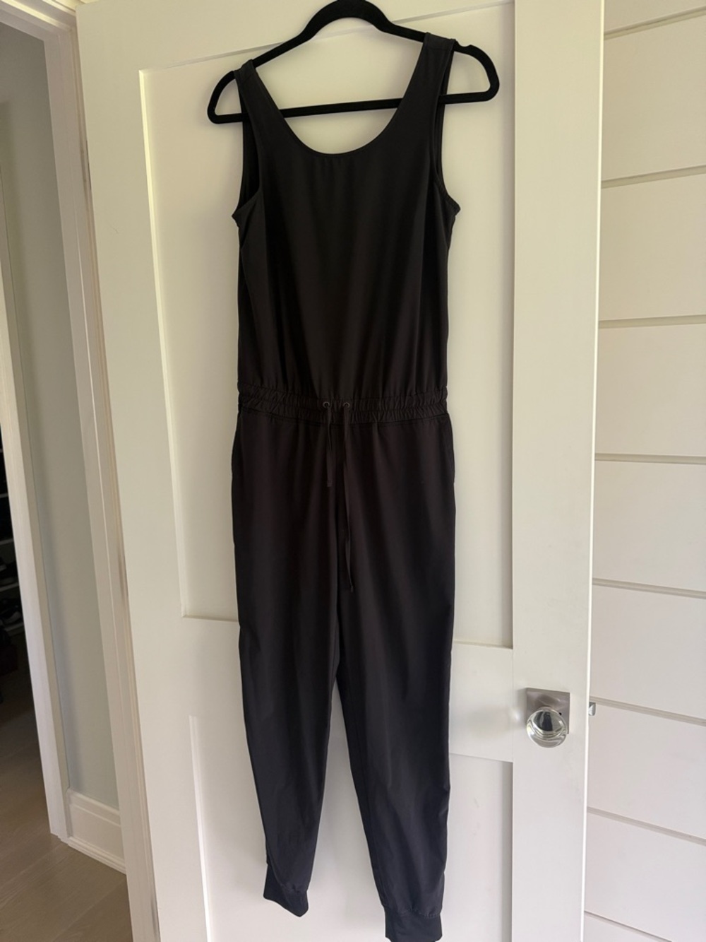 Athleta black Sleeveless Jumpsuit